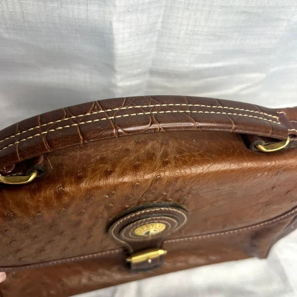 Carryland USA Faux Croc Satchel Purse Vintage - Picture 5 of 15